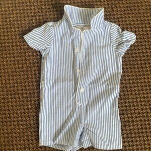 Petite Plume light cotton romper - great condition size 0-3M